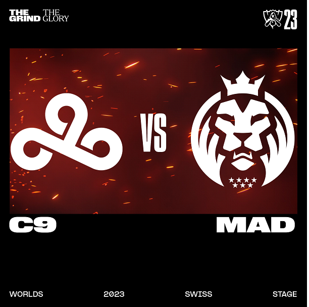 C9 đối đầu MAD Lions ở vòng Thuỵ Sĩ Worlds 2023